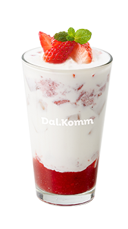 스트로베리 라떼